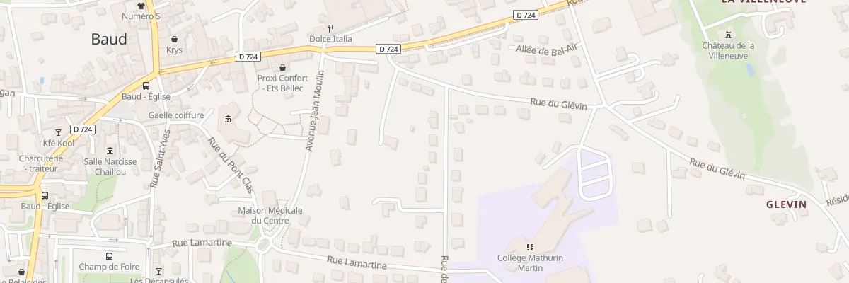 Plan du 4 Rue des Genêts à Baud