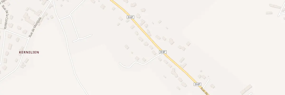 Plan du 34 Rue de Kerallec à Goudelin