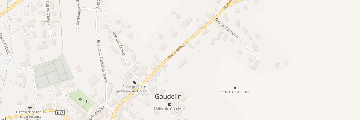 Plan du 20 Rue d’Armor à Goudelin