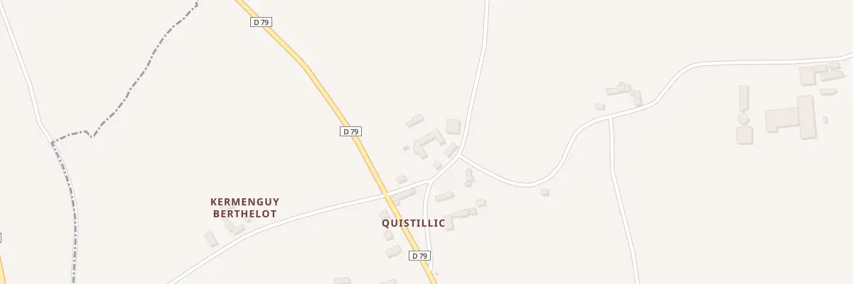 Plan du 5 Quistelley à Pléhédel
