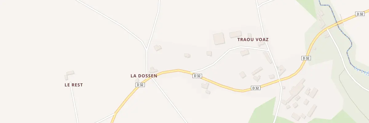 Plan du 29 La Dossen à Goudelin