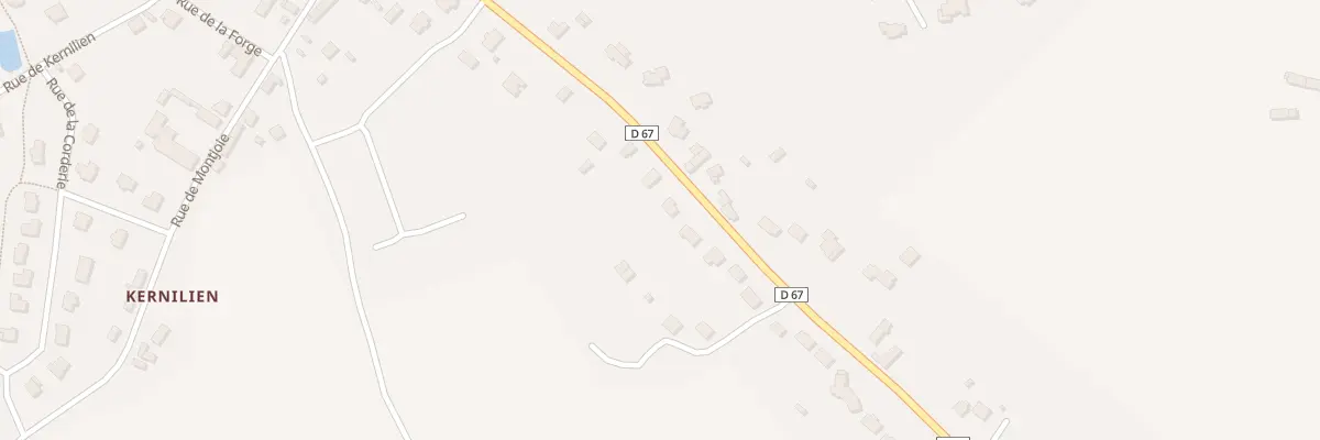 Plan du 30 Rue de Kerallec à Goudelin
