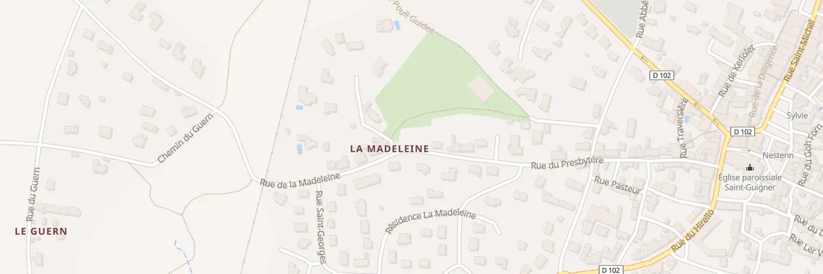 Plan du 14B Rue de la Madeleine à Pluvigner