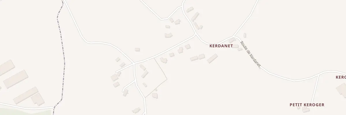 Plan du 6040 Che de Kerdanet à Châtelaudren-Plouagat