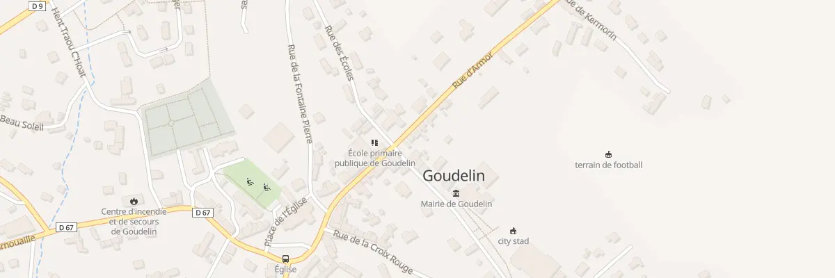 Plan du 12 Rue d’Armor à Goudelin