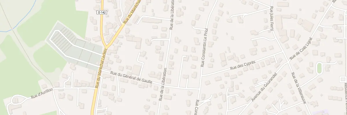 Plan du 32 Rue de la Libération à Baud