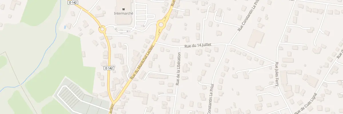 Plan du 33 Rue de la Libération à Baud