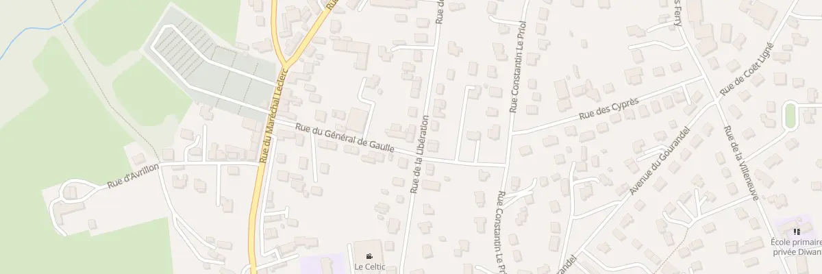 Plan du 15 Rue de la Libération à Baud