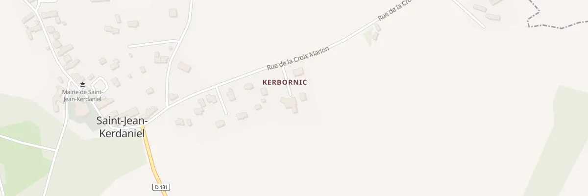 Plan du 5188 Kerbornic à Saint-Jean-Kerdaniel