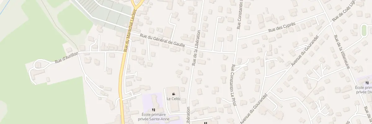 Plan du 1199 Rue de la Libération à Baud