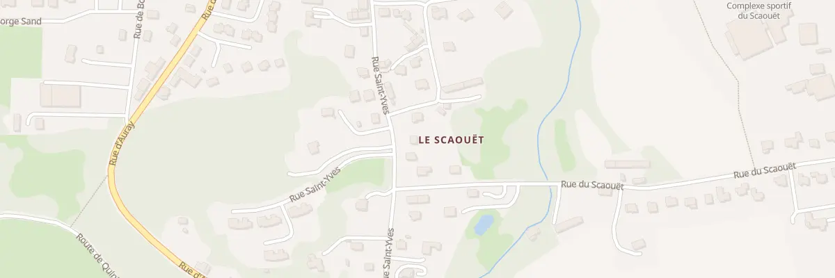 Plan du 7128 Rue St Yves à Baud