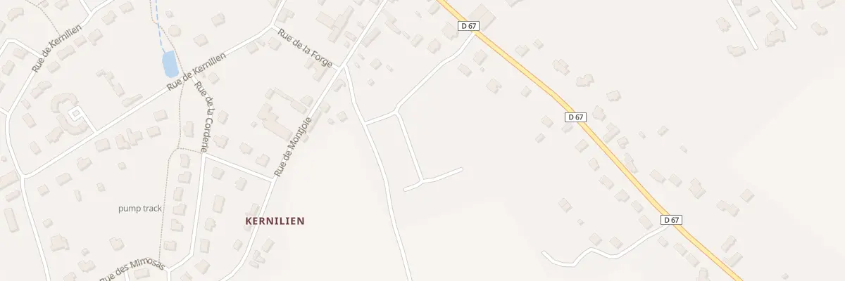 Plan du 157 Rue de Parc Govel à Goudelin