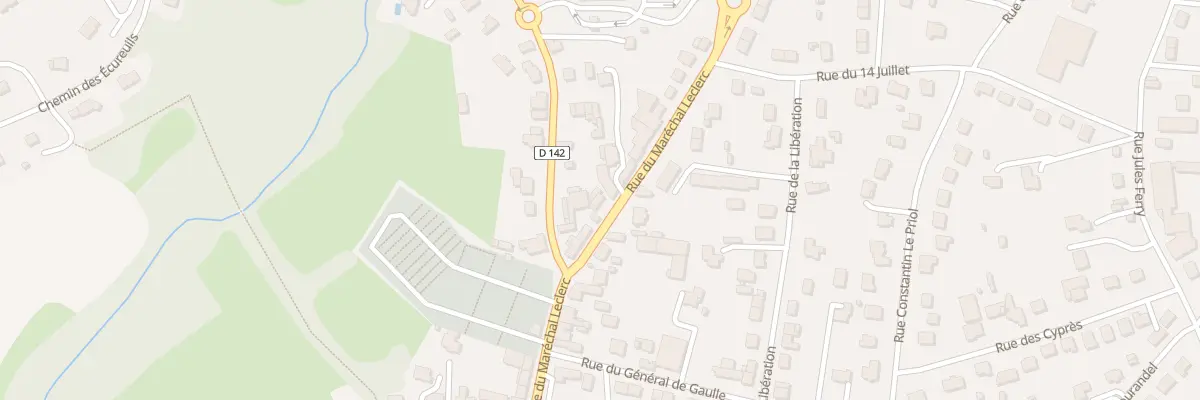 Plan du 15 Rue Mal Leclerc à Baud