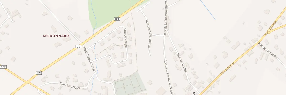 Plan du 206 Rue des Lavandières à Goudelin