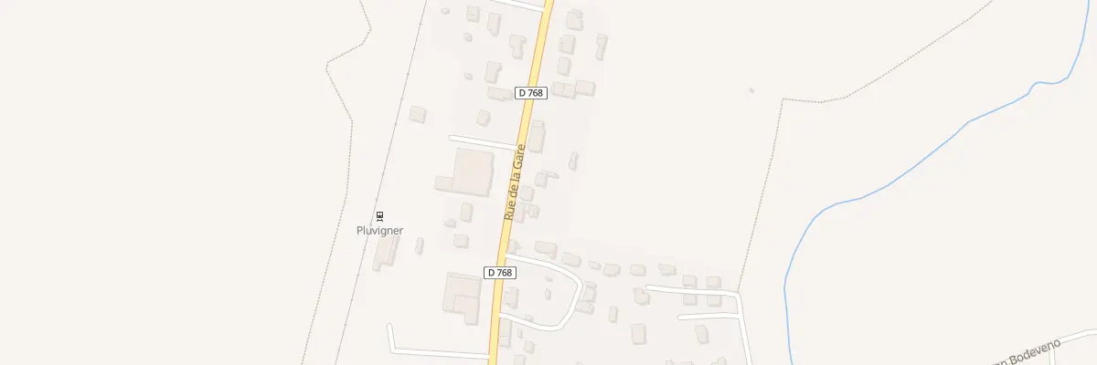 Plan du 61 Rue de la Gare à Pluvigner