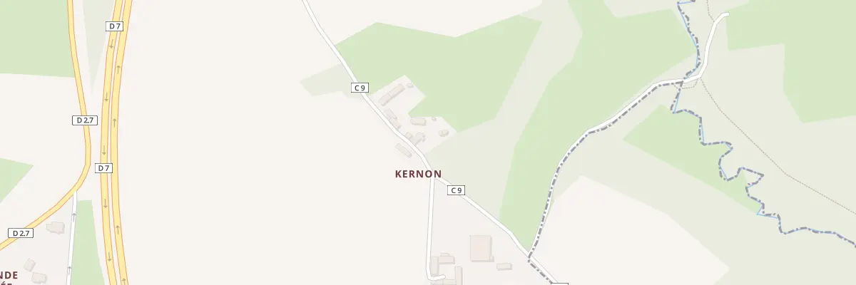 Plan du 5125 Kernon à Tréméven