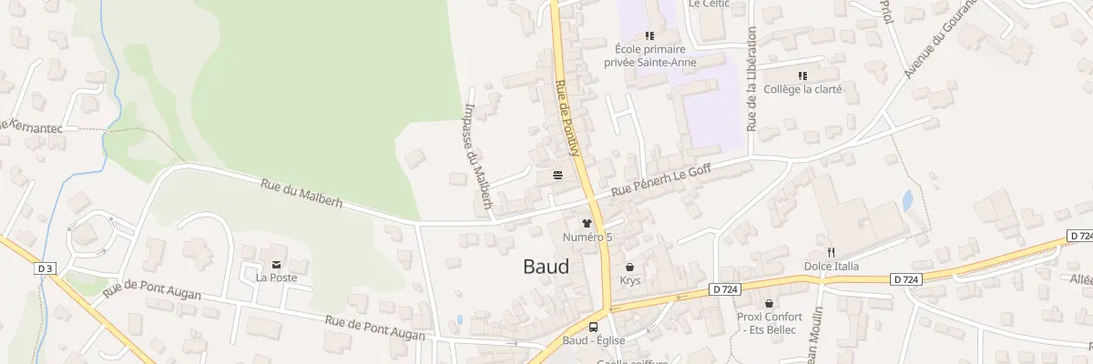 Plan du 7127 Rue du Malberh à Baud
