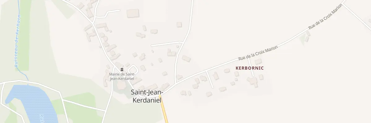 Plan du 5157 Pors Moign à Saint-Jean-Kerdaniel
