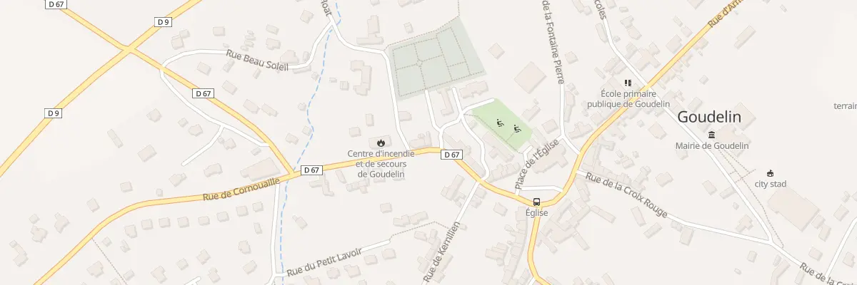 Plan du 16 Rue de Poul Ranet à Goudelin