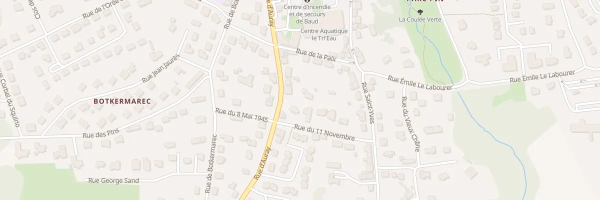 Plan du 27B Rue d’Auray à Baud