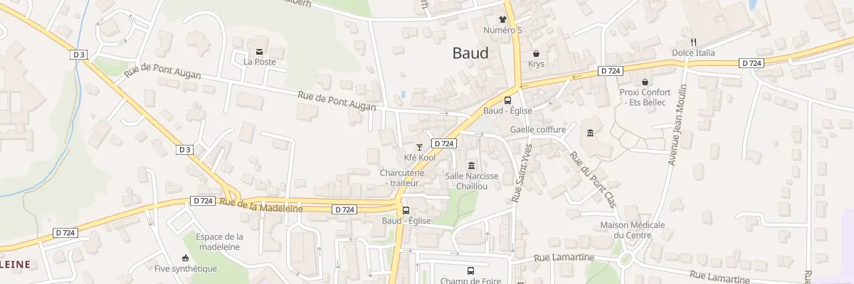 Plan du 4 Rue de la Mairie à Baud