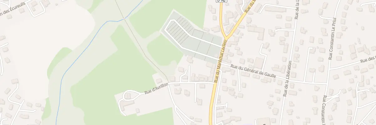 Plan du 6B Rue d’Avrillon à Baud