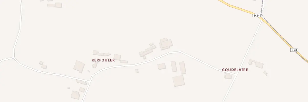 Plan du 5217 Kerfouler à Lanrodec