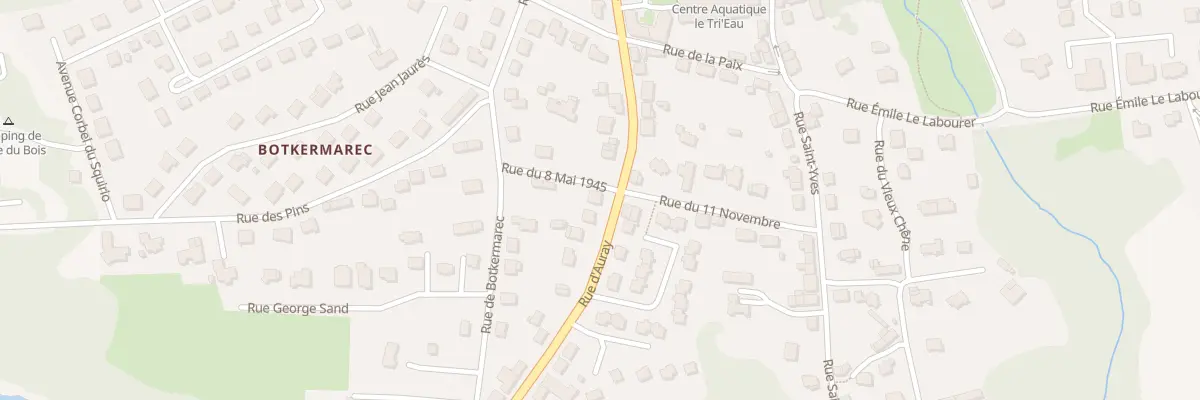Plan du 30 Rue d’Auray à Baud