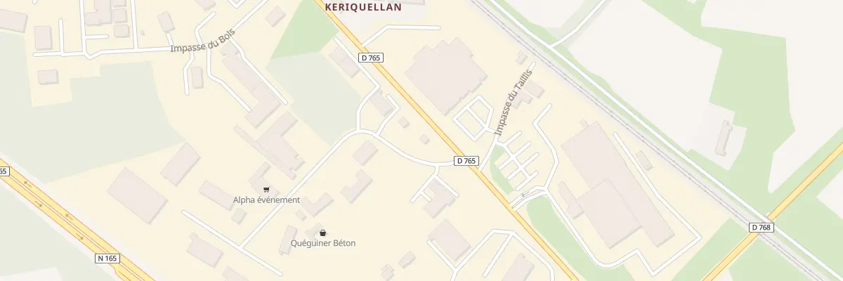 Plan du 5699 Keriquellan à Brech
