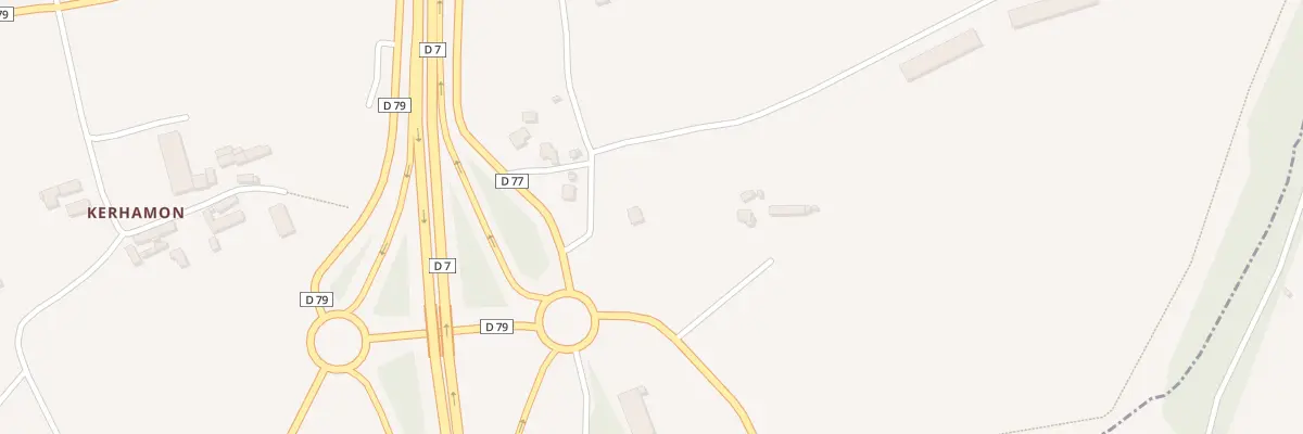 Plan du 5267 Kerélec à Yvias