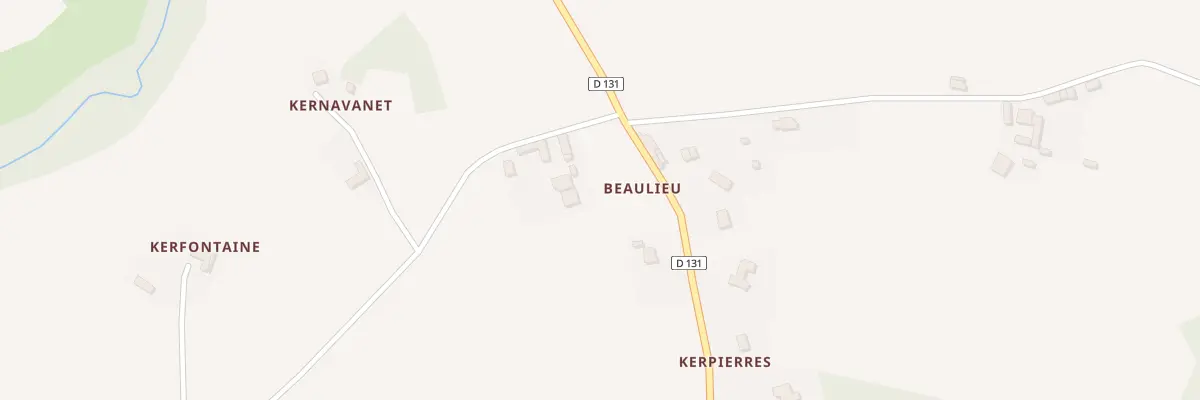Plan du 8 Beaulieu à Saint-Jean-Kerdaniel
