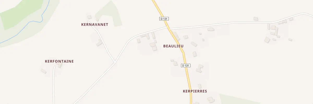Plan du 6 Beaulieu à Saint-Jean-Kerdaniel