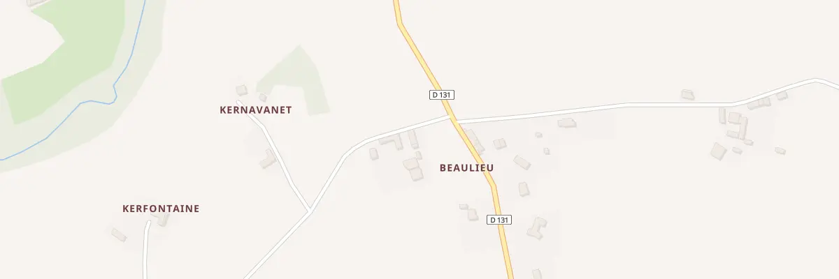 Plan du 4 Beaulieu à Saint-Jean-Kerdaniel