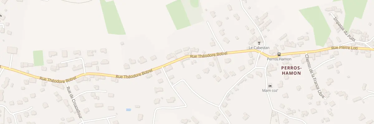 Plan du 28 Rue Théodore Botrel à Ploubazlanec