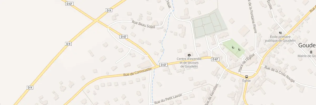Plan du 2 Rue du Tregor à Goudelin