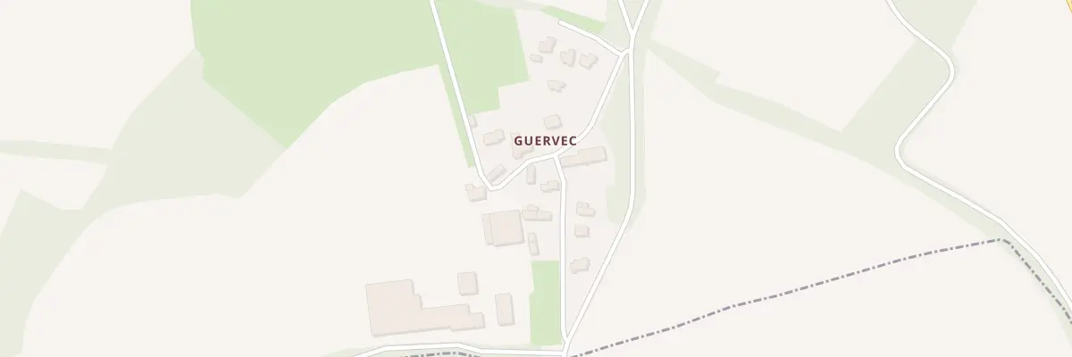 Plan du 22 Le Guervec à Brech
