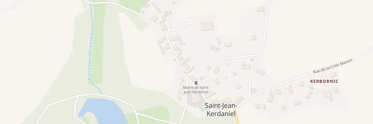 Plan du 5028 Le Bourg à Saint-Jean-Kerdaniel