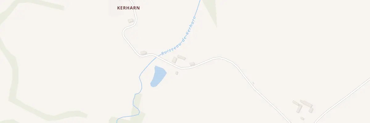 Plan du 5027 Moulin de Kerharn à Bringolo