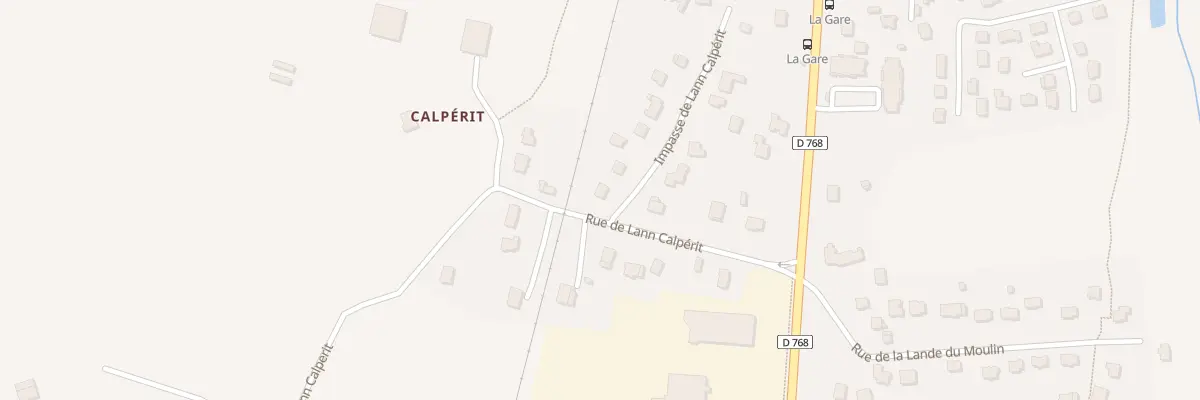 Plan du 10 Rue de Lann Calperit à Pluvigner