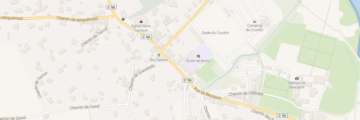 Plan du 15 Rue de Beauport à Paimpol