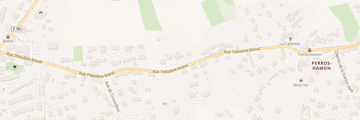 Plan du 23 Rue Théodore Botrel à Ploubazlanec