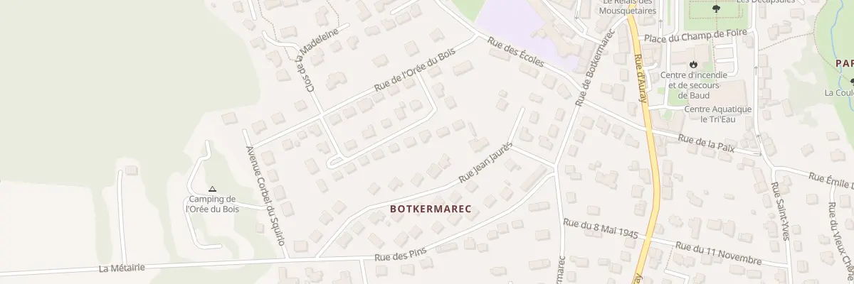 Plan du 14 Rue de l’Orée du Bois à Baud