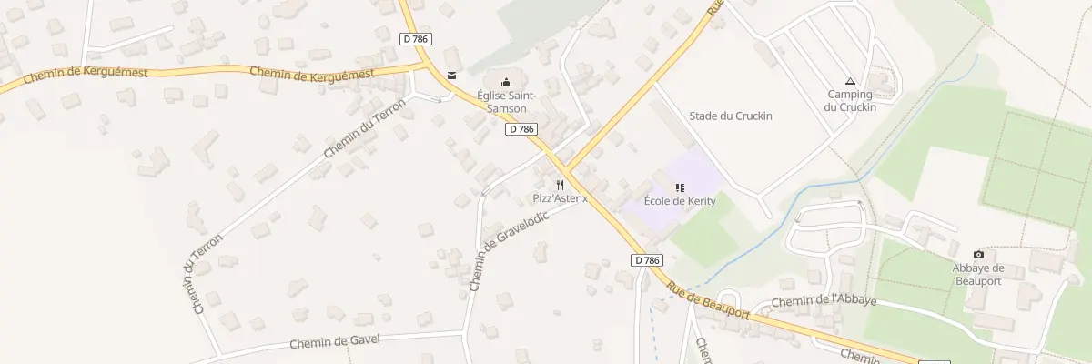 Plan du 10 Rue de Beauport à Paimpol