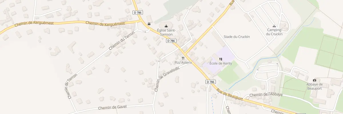 Plan du 8 Rue de Beauport à Paimpol