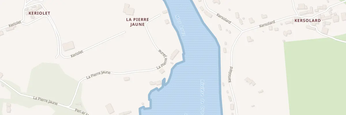 Plan du 329 La Pierre Jaune à La Trinité-sur-Mer