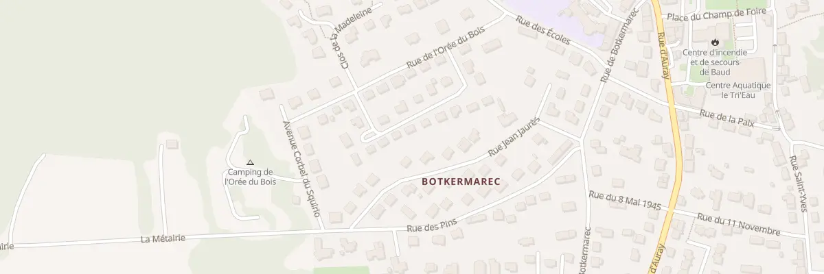 Plan du 17 Rue de l’Orée du Bois à Baud
