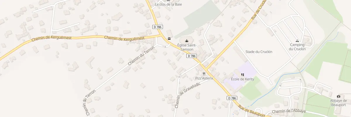 Plan du 2 Rue de Beauport à Paimpol