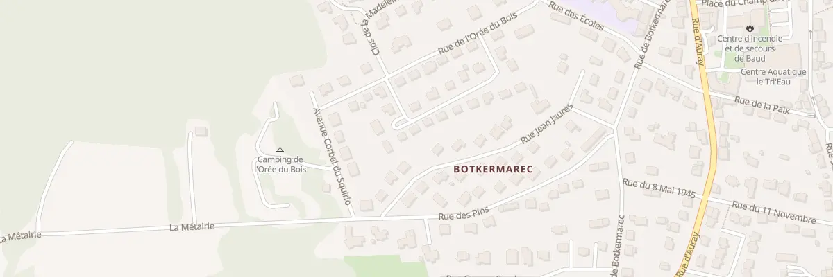 Plan du 19 Rue de l’Orée du Bois à Baud