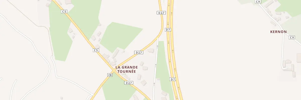 Plan du 5126 La Grande Tournée à Tréméven