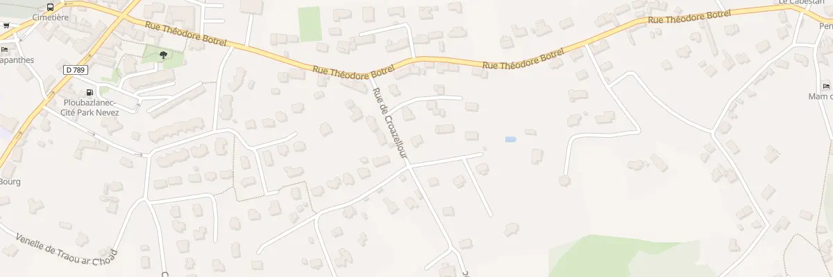 Plan du 7 Rue de Croas Zellour à Ploubazlanec